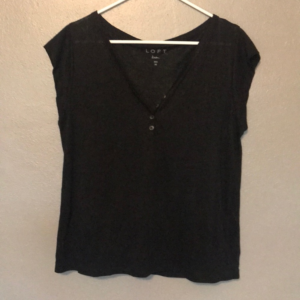 Loft linen top.